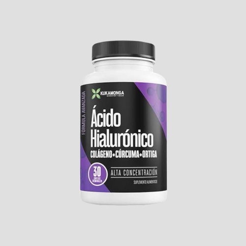 Ácido Hialuronico Colágeno Cúrcuma Ortiga Kukamonga 30 Cap