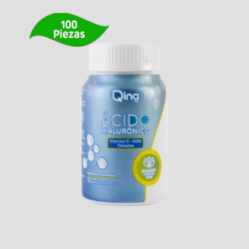 100 Piezas Acido Hialuronico Qina Con 30 Capletas C/u ENVIO GRATIS!