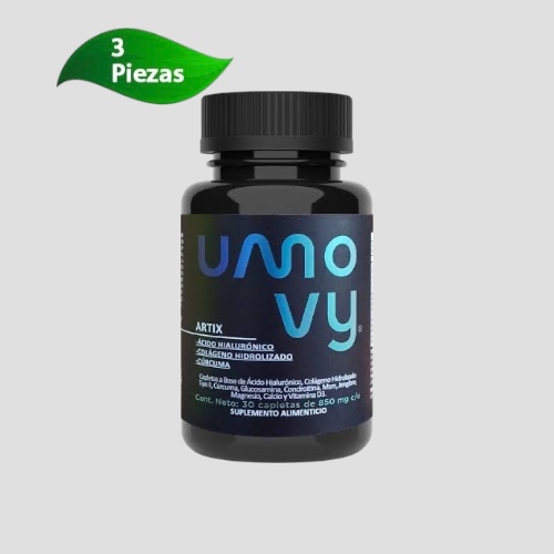 3 Piezas UMOVY Con 30 Capletas C/u ENVIO GRATIS!