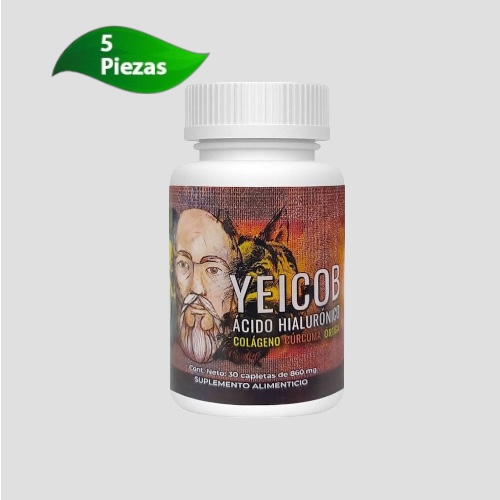 5 Piezas De Yeicob Con 30 Capletas C/u ENVIO GRATIS!